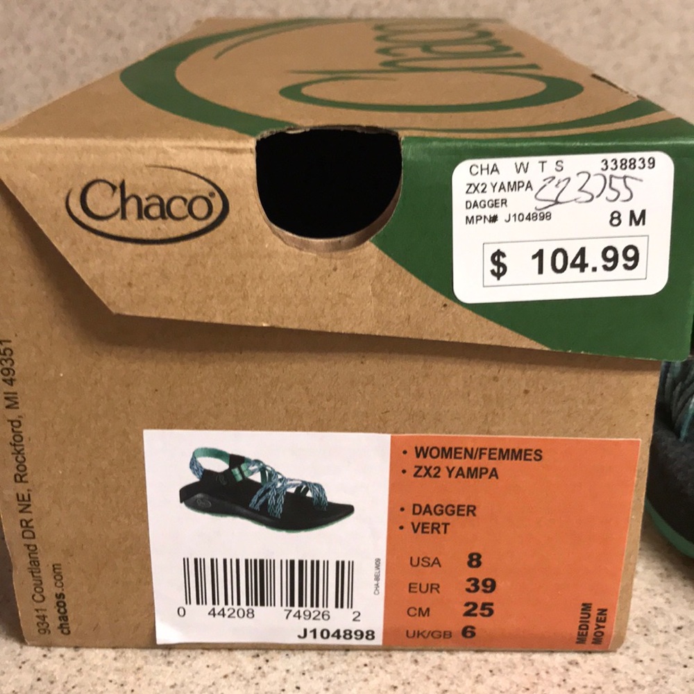 Women’s Chacos size 8